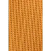 Vitality Orange Leopard Print Waffle Knit Patchwork Top - M thumbnail