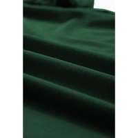 Green Casual Plain Crew Neck Tee - S thumbnail