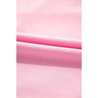Pink Two Tone Half Buttons Collared T Shirt - S thumbnail
