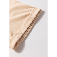 Khaki Thanksgiving Bowknot Turkey Graphic Crewneck Tee - L thumbnail