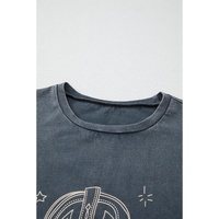 High-Rise Western Cowboy Boots Graphic Tee - L thumbnail