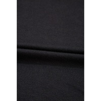 Black Flora Lace Patchwork Crew Neck T Shirt - S thumbnail