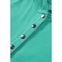 Azura Exchange Batwing Sleeve Pocketed Henley Hoodie - L thumbnail