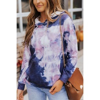 Azura Exchange Kangaroo Pocket Tie-dye Hoodie - M thumbnail