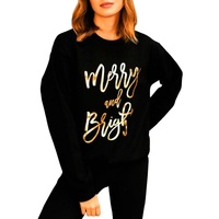 Azura Exchange Merry & Bright Print Sweatshirt - S thumbnail