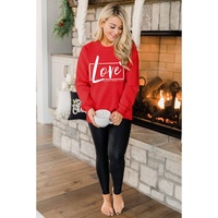 Azura Exchange Love Graphic Sweatshirt - S thumbnail