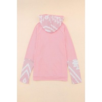 Azura Exchange Patchwork Thumb Hole Hoodie - M thumbnail