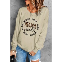 Azura Exchange MAMA Needs All Day Everyday Letters Graphic Sweatshirt - S thumbnail