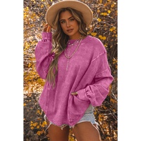 Azura Exchange Twist Open Back Oversized Sweatshirt - L thumbnail