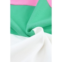 Azura Exchange Color Block Ribbed V-Neck Sweatshirt - L thumbnail