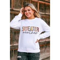 Azura Exchange Sweater Weather Monogram Sweatshirt - M thumbnail