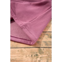 Valerian Fleece Lined Half Zipper Kangaroo Pockets Loose Hoodie - 2XL thumbnail