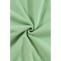 Smoke Green Solid Fleece Lined Drop Shoulder Terry Sweatshirt - 2XL thumbnail