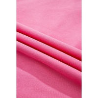 Bonbon Solid Kangaroo Pocket Half Zipper Oversized Hoodie - L thumbnail