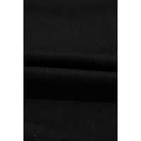 Black Rainbow Colorblock Striped Pullover Sweatshirt - S thumbnail