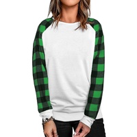 Azura Exchange Plaid Long Sleeve Sweatshirt - S thumbnail