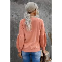 Azura Exchange Patchwork Sleeve Pullover Sweatshirt - L thumbnail