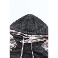 Azura Exchange Leopard Contrast Hoodie - M thumbnail