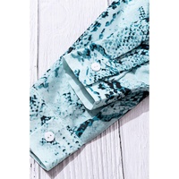 Azura Exchange Snake Print Shirt with Pockets - M thumbnail