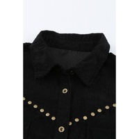 Azura Exchange Buttoned Corduroy Shirt with Pockets - S thumbnail