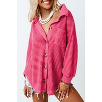 Azura Exchange Button Up Waffle Knit Casual Shirt - M thumbnail