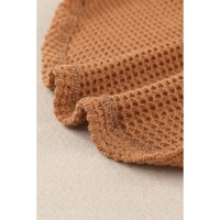 Azura Exchange Waffle Knit Button Up Casual Shirt - S thumbnail