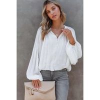 Azura Exchange V Neck Balloon Sleeve Shirt - XL thumbnail