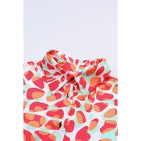 Azura Exchange Abstract Print Long Sleeve Buttoned Shirt - M thumbnail