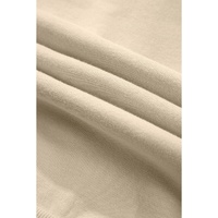 Parchment Solid Color Hoodie and High Waist Pants Two Piece Activewear - 2XL thumbnail