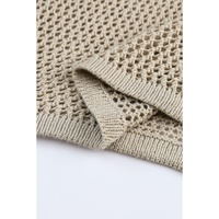 Azura Exchange Hollow-out Knit Long Sleeve Top - XL thumbnail