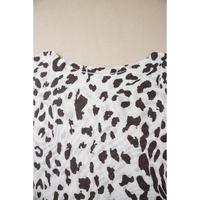Leopard Long Sleeve Crewneck Sweater - M thumbnail