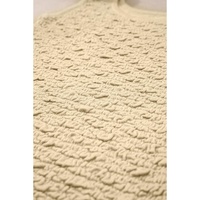 Apricot Textured U Neck Slim Fit Sweater Vest - XL thumbnail
