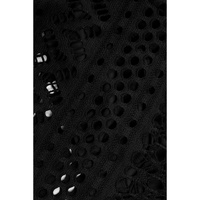 Black Lace Shorts Attached Swim Bottom - L thumbnail