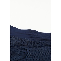 Blue Lace Shorts Attached Swim Bottom - M thumbnail