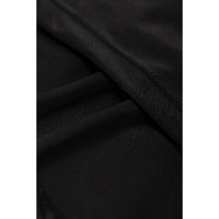 Black Pocketed Wide Waistband Swim Shorts - S thumbnail
