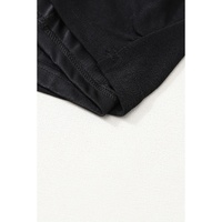 Black  Asymmetric One Shoulder Cutout Bodycon Dress - M thumbnail