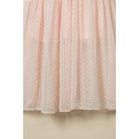 Swiss Dot Lace Trim Maxi Dress - 2XL thumbnail