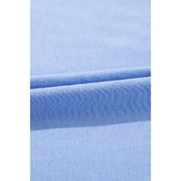 Sky Blue Textured V Neck Flutter Sleeve Ruffled Maxi Dress - 2XL thumbnail