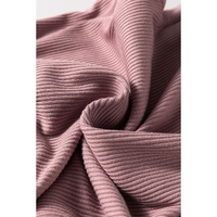 Sepia Rose Ribbed Vest Patchwork Tiered Midi Dress with Pockets - L thumbnail