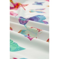 Multicolour Butterfly Pattern Short Sleeve Shirt Pajamas Set - M thumbnail