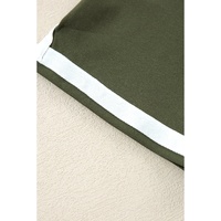 Vineyard Green Contrast Trim Tee and Shorts Set - M thumbnail