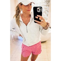 Azura Exchange High Waisted Plaid Athletic Shorts - M thumbnail