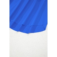 Sky Blue Drawstring High Waist Lined Tennis Skorts - M thumbnail
