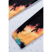Azura Exchange Tie Dye Hollow Out Fitness Leggings - L thumbnail