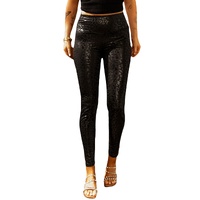Azura Exchange Leopard Textured Leggings - XL thumbnail