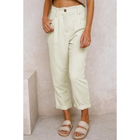 Azura Exchange Corduroy High Waist Straight Leg Pants - 4 US thumbnail