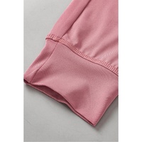 Fushia Drawstring Waist Pocketed Joggers - S thumbnail