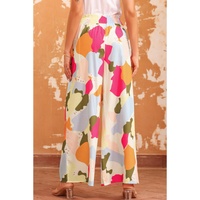 Azura Exchange Color Palette Print Wide Leg Pants - S thumbnail