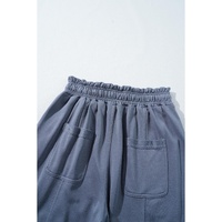 Wild Wind Mineral Wash Multi Pockets Lace-up Waist Harem Pants - XL thumbnail