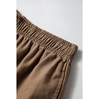 Desert Palm Cotton Linen Drawstring Waist Wide Leg Pants - M thumbnail